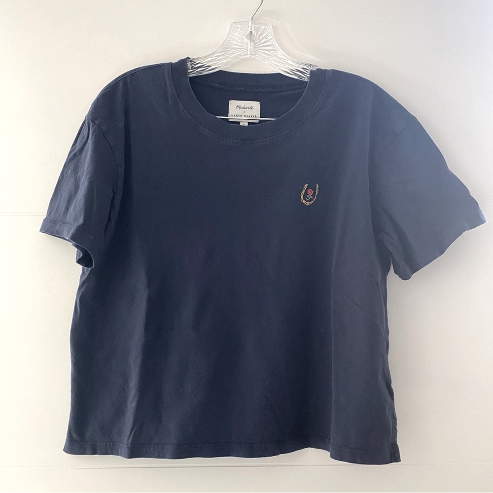 Madewell x Karen Walker Embroidered Horseshoe Tee